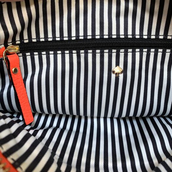 KATE SPADE New York Jackson St GABRIELE Pebbled Leather Crossbody in Warm Guava - Picture 10 of 16